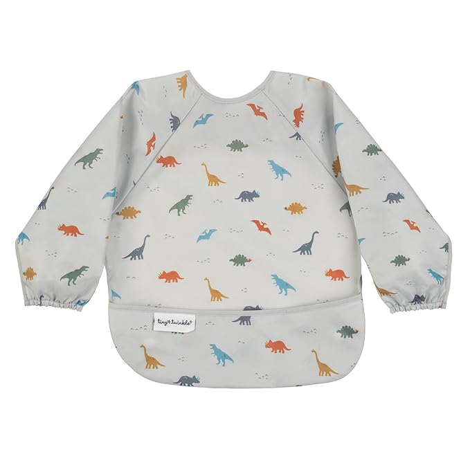 Tiny Twinkle Long Sleeve Bib for Babies & Toddlers – Waterproof Smock Bib for by TinyTwinkle
