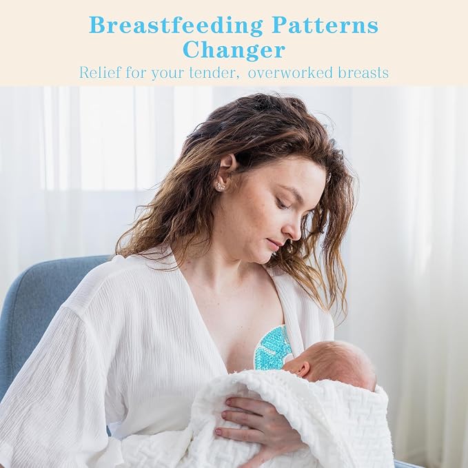 Hot/Cold Breast Gel Bead Ice Packs Breast Cooling/Heat Pads Relief - Image 3