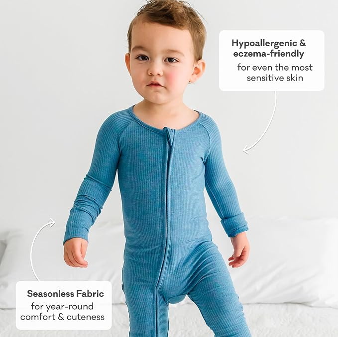 Little Sleepies Pajamas for Baby Boys & Girls, Viscose from Bamboo Baby Pajamas - Image 5