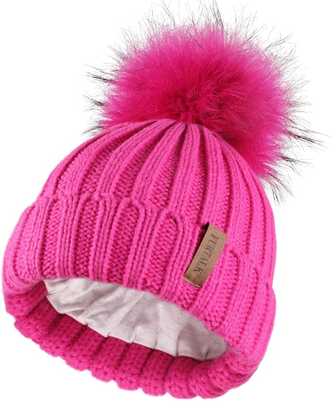 FURTALK Kids Winter Hat Toddler Knitted Beanie by FURTALK