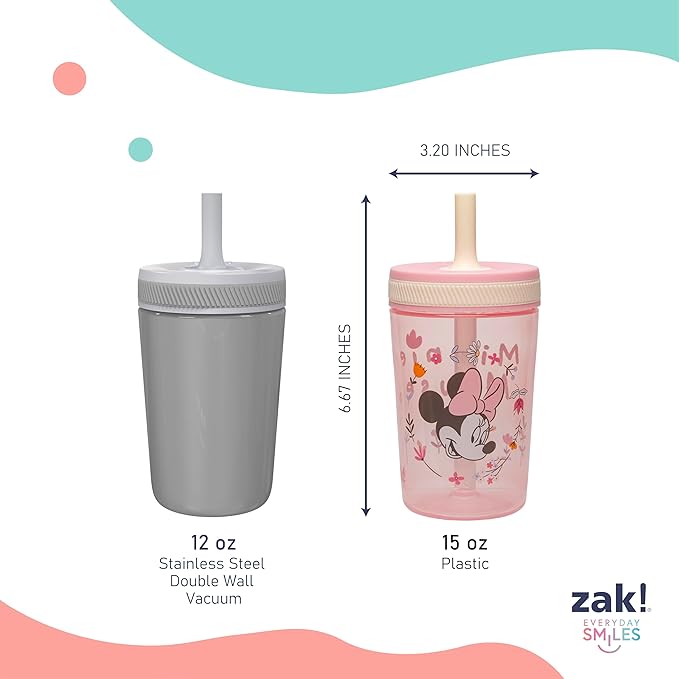 Zak Designs Disney Minnie Mouse Kelso Toddler Cups - Image 8