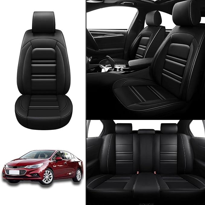 Seat Covers for Chevy Cruze 2011-2019 | 5-Seats Leather Seat Covers - Image 2