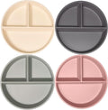 WeeSprout Divided Bamboo & Melamine Plates by WeeSprout