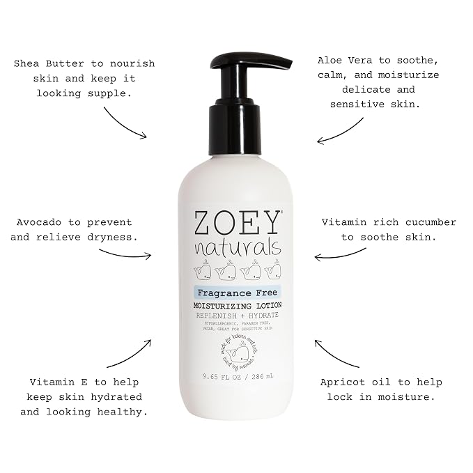 Absolutely Natural Zoey Naturals Fragrance-Free Baby & Toddler Lotion – - Image 5