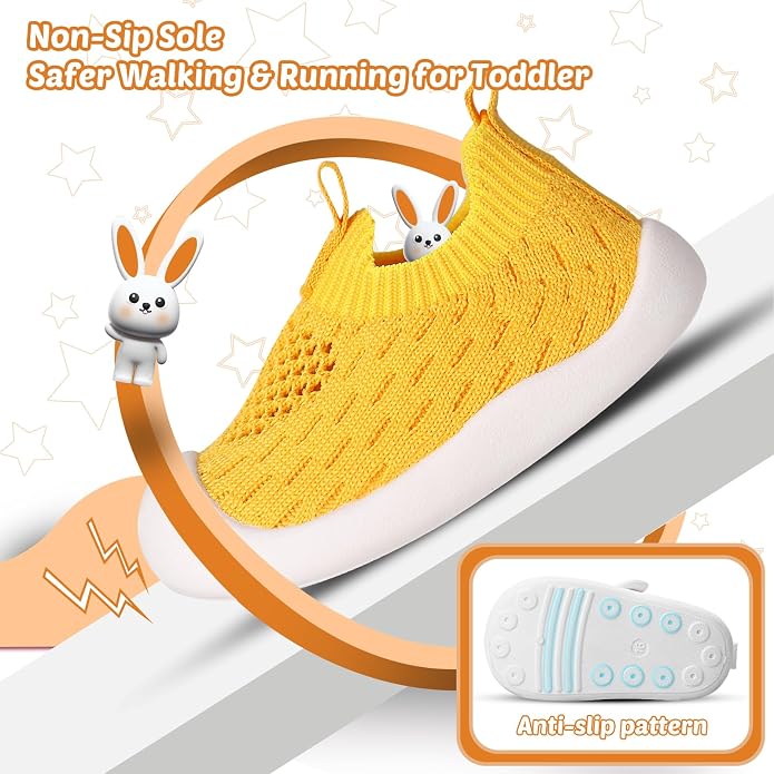 Baby Walking Shoes Toddler Girl Boy Soft Sole Breathable Cotton Canvas Shoes - Image 3