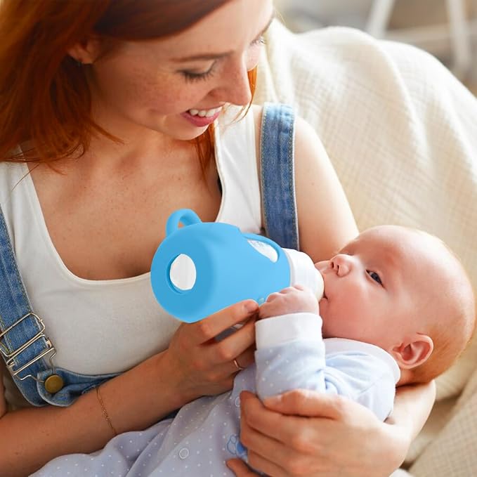 BUSOHA 3 Pack Silicone Sleeves for Avent Natural Baby Bottles - Image 7
