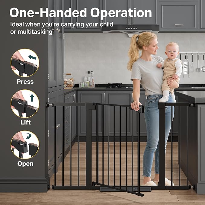 Cumbor 29.7"–51.5" Extra Wide Baby Gate - Image 7
