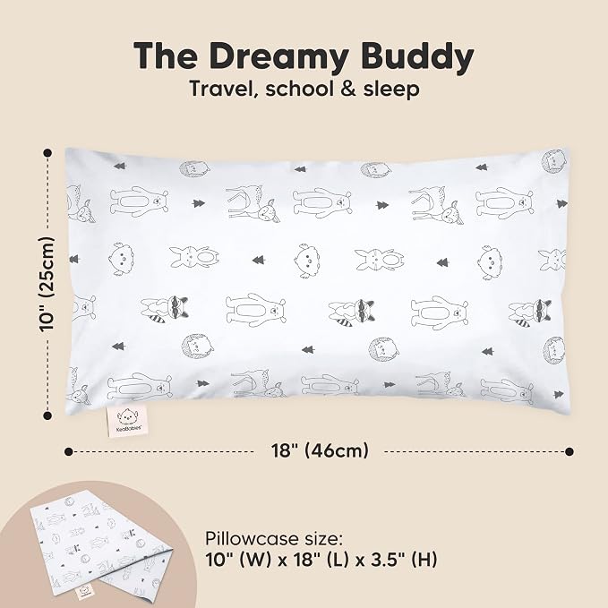 Toddler Pillow with Pillowcase - Image 3