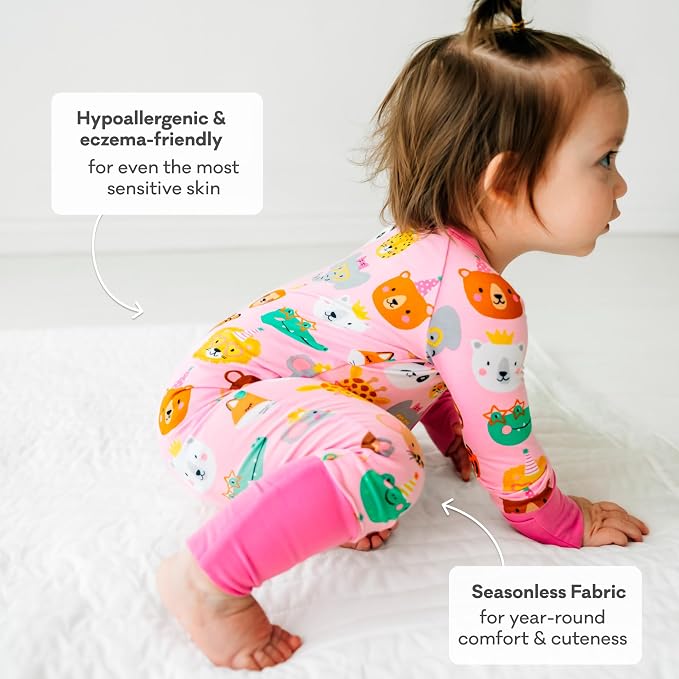 Little Sleepies Pajamas for Baby Boys & Girls, Viscose from Bamboo Baby Pajamas - Image 5