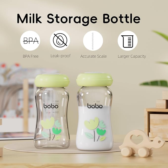 YOHKOH Glass Breast Milk Storage Bottles - Image 2