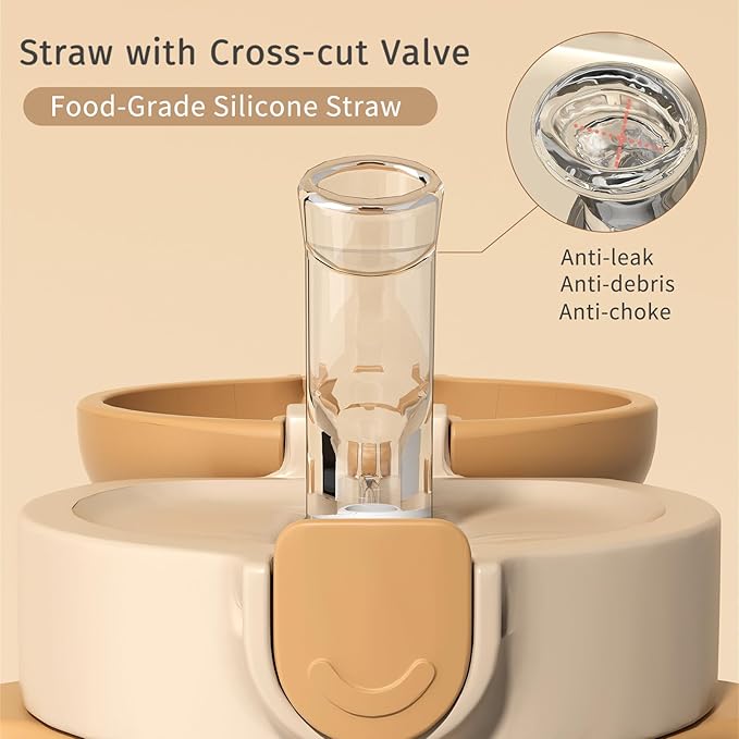 Evorie Tritan Spill Proof Toddler Straw Sippy Cup, 10 oz - Image 2