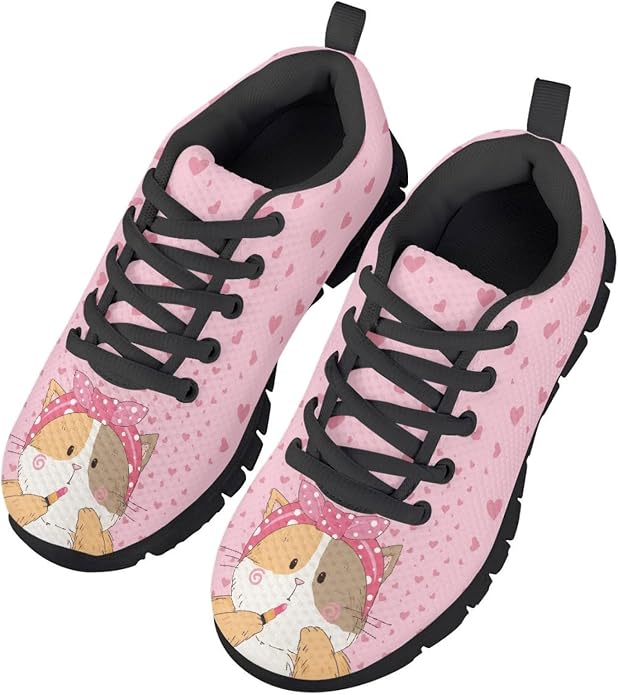 MARSVOVO First Shoes for Walking Boy Girl Athletic Lightweight Flexible Lace-up - Image 3