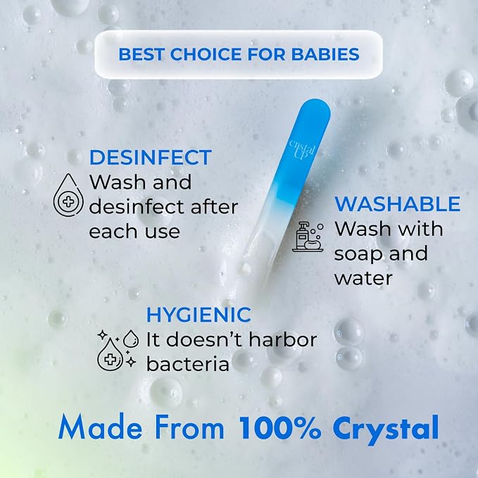 Crystal Baby Nail File 2 in, Gentle and Safe - Image 3