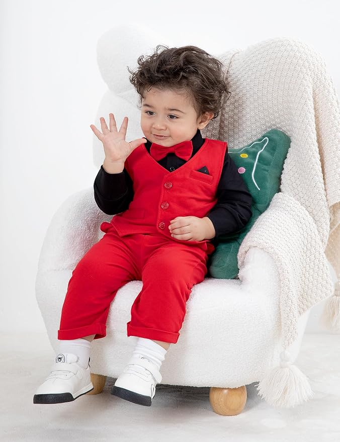 A&J DESIGN Baby Boy Suits Clothes Infant Toddler Formal Gentleman Outfits - Image 3