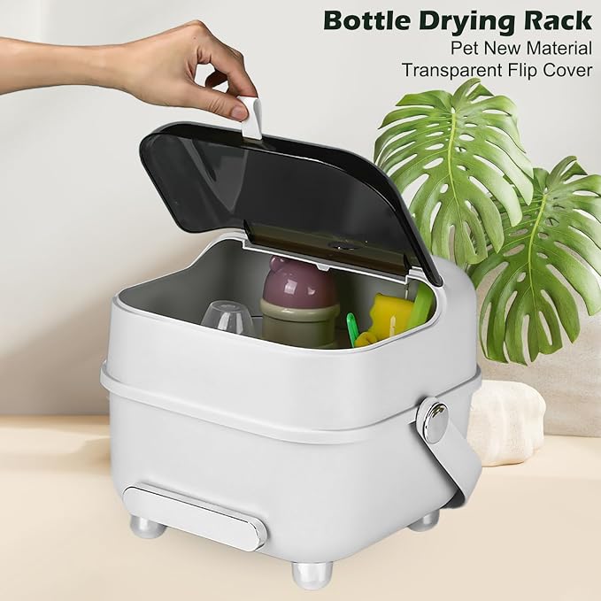 Baby Bottle Organizer for Storage, Large Capacity Baby Bottle Storage - Image 6