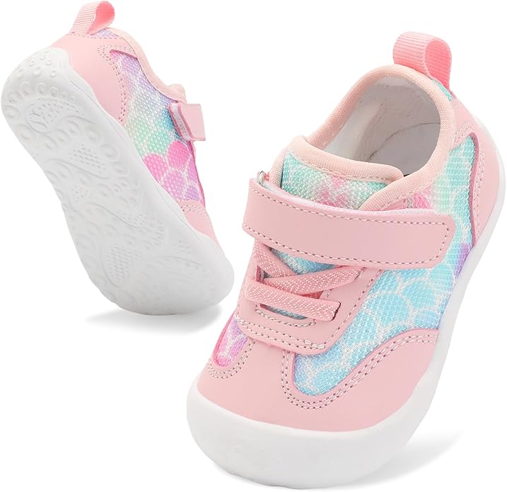 Scurtain Baby Shoes Boy Girl First Walking Shoe Infant Crib Breathable Sneakers by Scurtain