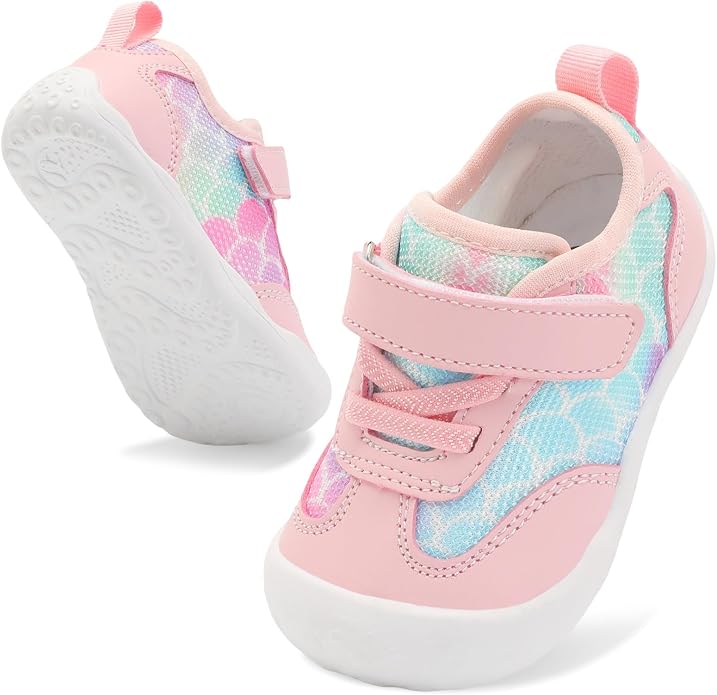 Scurtain Baby Shoes Boy Girl First Walking Shoe Infant Crib Breathable Sneakers by Scurtain