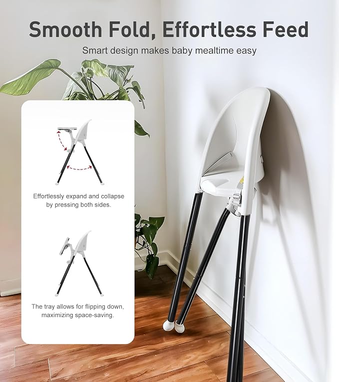 Funny Supply 3-in-1 Cute Folding High Chair, High Chairs - Image 3