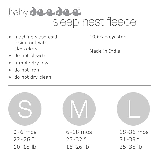baby deedee Sleep nest Fleece Baby Sleeping Bag - Image 4