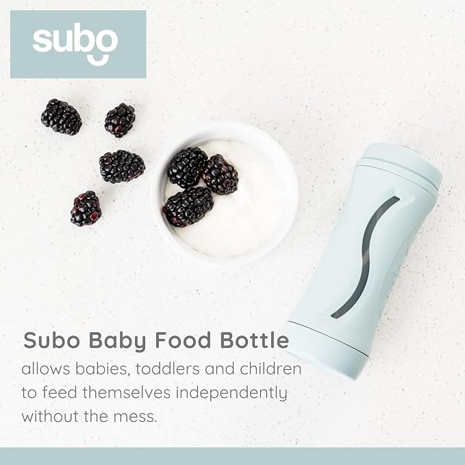 Subo Baby Food Bottle | No Mess Squeeze-Free Toddler Feeder | Feeding Bottle to - Image 4