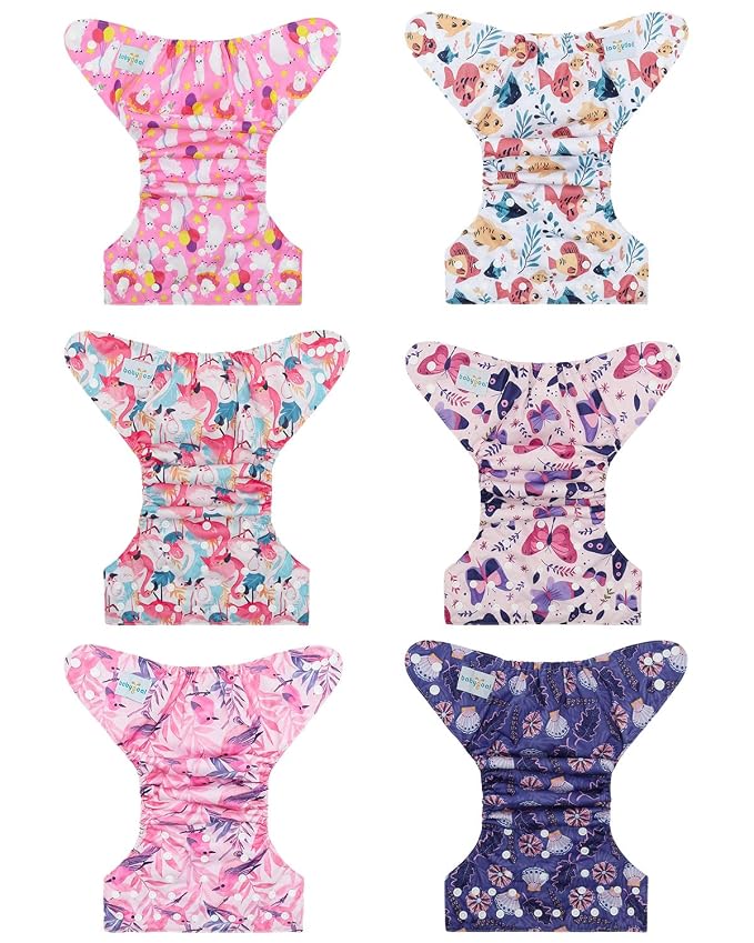 Babygoal Baby Cloth Diaper 6 Pack - Image 2
