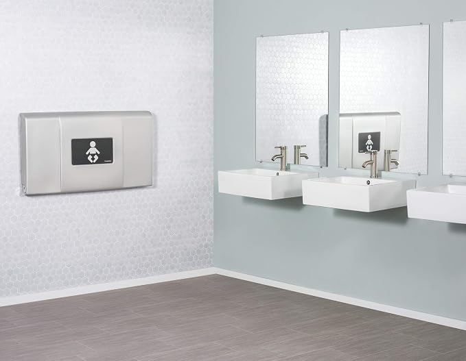 Foundations Ultra Horizontal Wall Mounted Baby Diaper Changing Station - Image 8