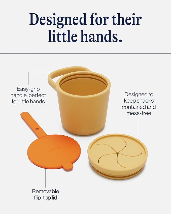 Lalo Snack Cup - Mess-Free Silicone Snack Cups - Image 3