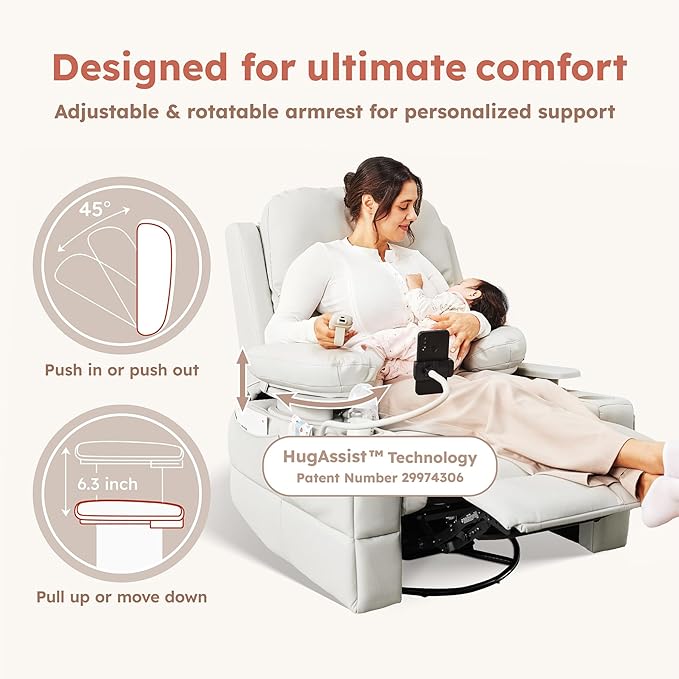 MAMAZING Oversized Rocking Chair Nursery - Image 4