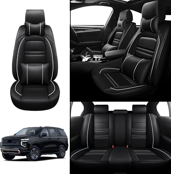 Car Seat Covers for Tahoe 1995-2025 | 5-Seats Seat Covers, Waterproof Seat - Image 2