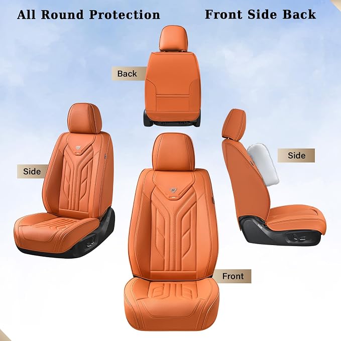 Coverado Car Seat Covers Full Set, Automotive Seat Covers Car Seat Protector - Image 7