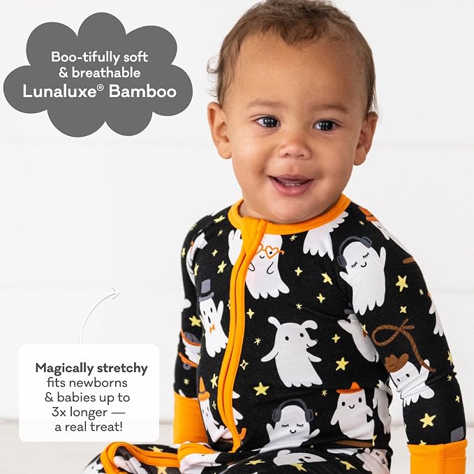 Little Sleepies Pajamas for Baby Boys & Girls, Viscose from Bamboo Baby Pajamas - Image 3