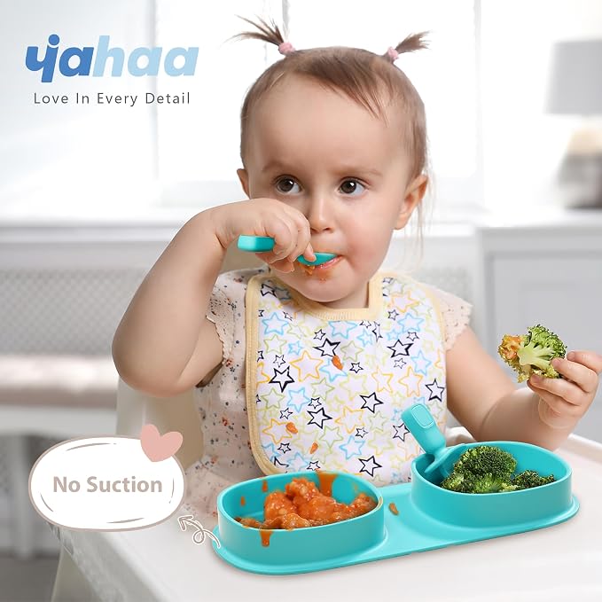 Silicone Foldable Novelty Dinner Plates, Baby Plates Travel Essential - Image 2