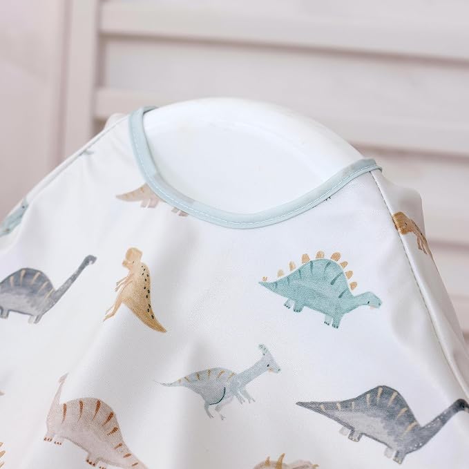 Happy Flute Long Sleeve Baby Bib-Mess Proof Baby Feeding Bibs - Image 8