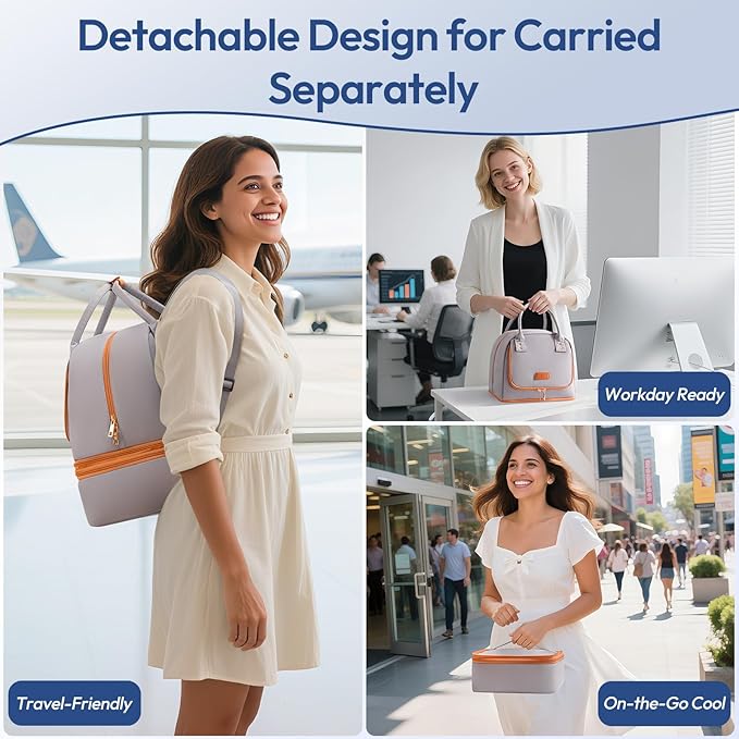 NCVI Breast Pump Bag for Spectra S1/S2, Breast Milk Cooler Travel Bag - Image 5