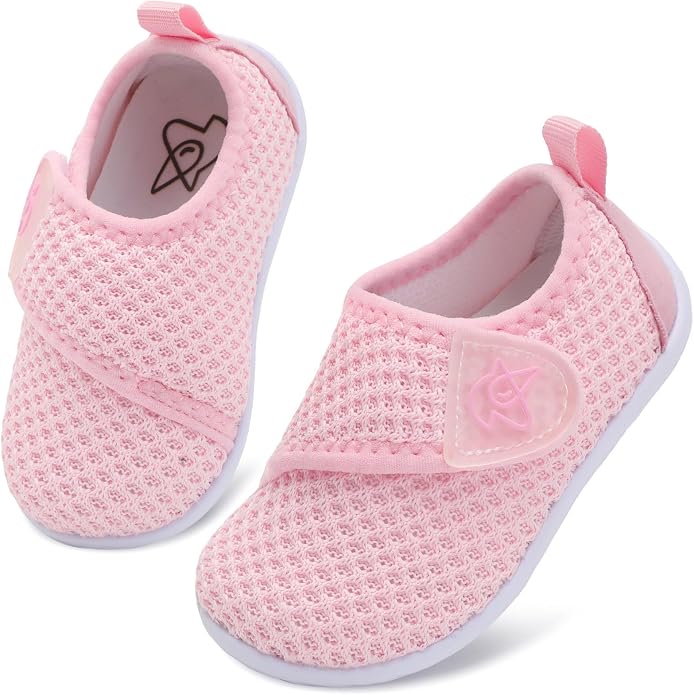 LeIsfIt Baby Shoes Boys Girls First Walking Shoes Non-Slip Infant Sneakers by Leisfit