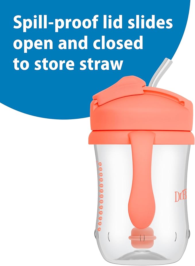 Dr. Brown's Milestones Baby's First Straw Cup, Training Cup - Image 4
