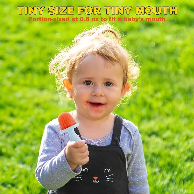 Toddler Popsicles Molds 1 Pack 4 Handle, BPA Free, Silicone Baby Popsicles - Image 3