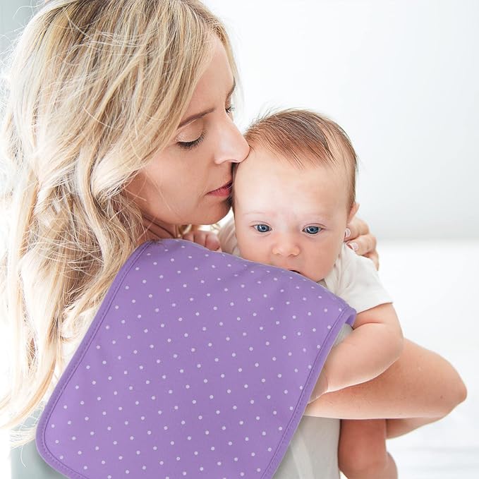 Hakochia Burp Cloths for Baby Boy & Girl Organic Cotton Large Unisex Burp - Image 5