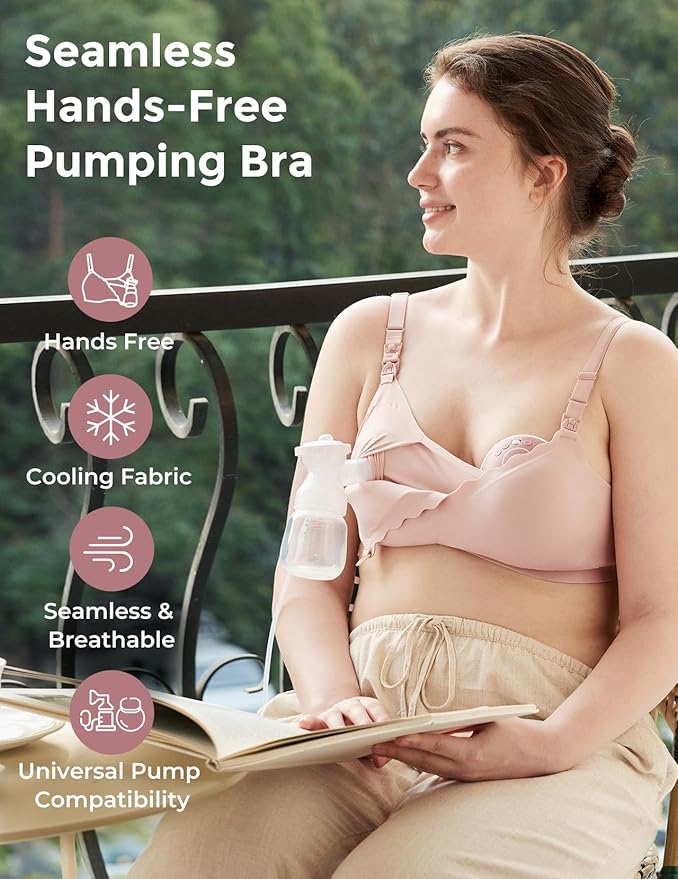 Momcozy 4-in-1 Hands-Free Pumping Bra - Image 2