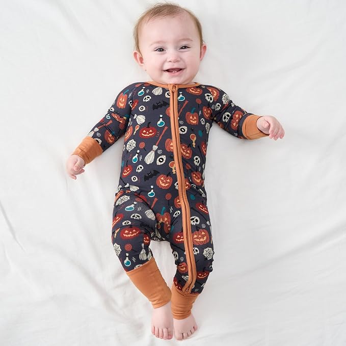 pureborn Baby Infant Boys Girls Sleeper Snug Fit Viscose from Bamboo Pajamas - Image 2