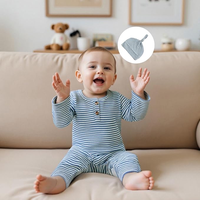 Kuriozud Newborn Infant Unisex Baby Boy Girl Clothes Button Romper Jumpsuit - Image 3
