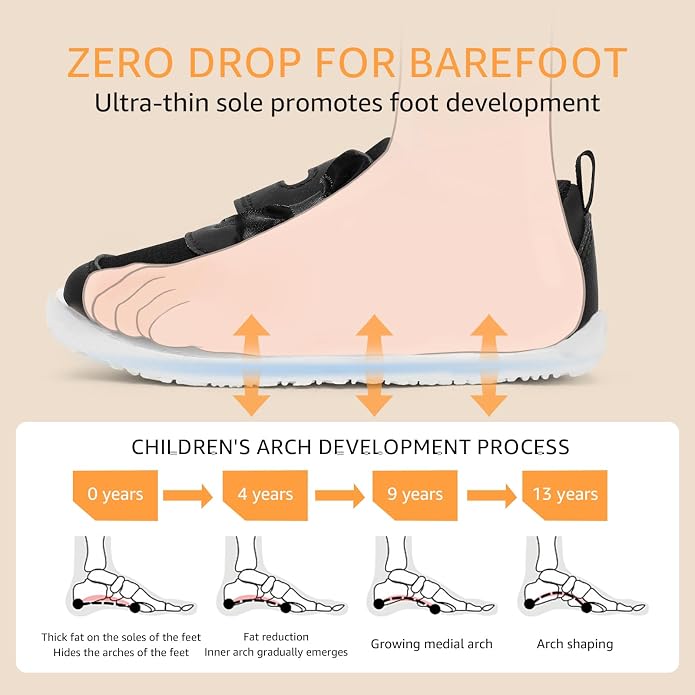 Toddler Wide Toe Box Barefoot Shoes Boys Girls Zero Drop, Baby First Walking - Image 5