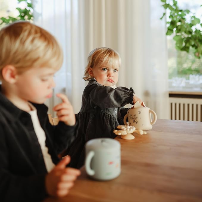mushie Silicone Snack Cup | Spill Proof Food Container - Image 4