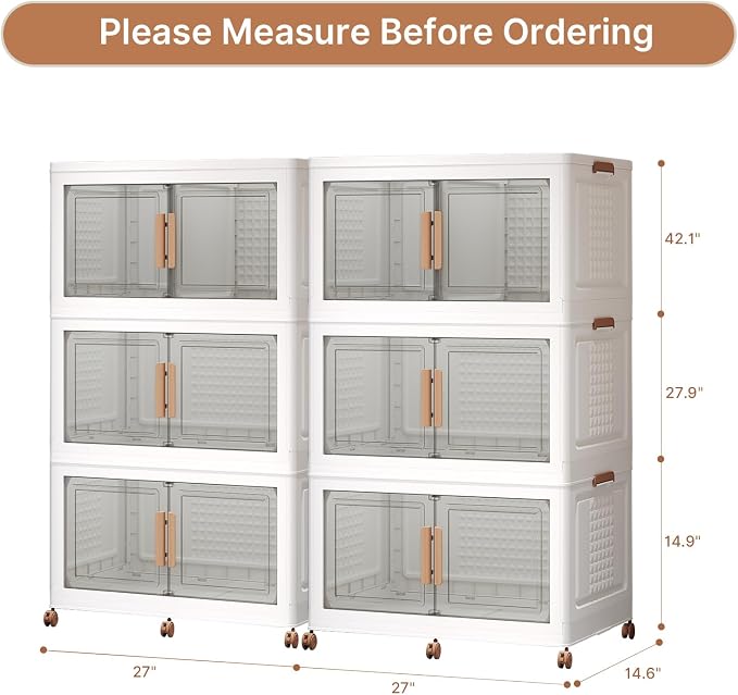 570Qt/140Gal Large Stackable Storage Bins - Image 2