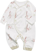 100% Organic Cotton Soft 0-6 Months Unisex Footless Newborn Baby Sleepers by Cherie+Kids