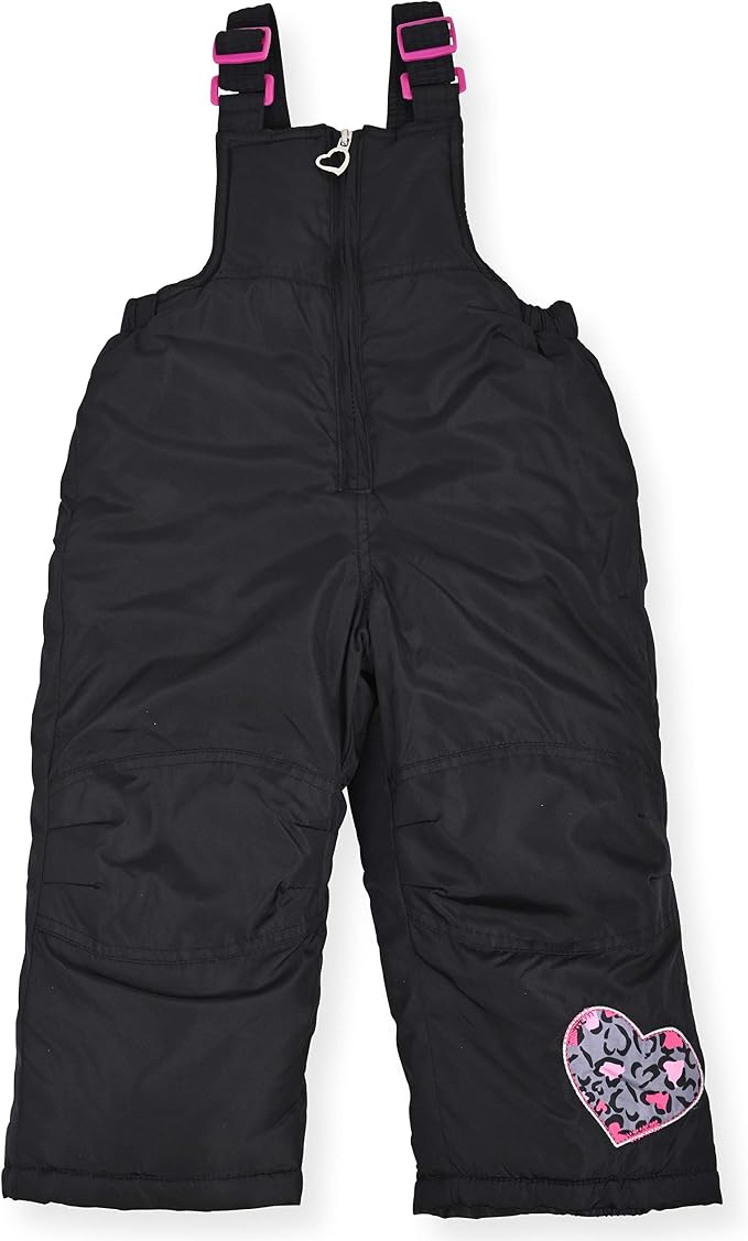 Arctic Quest Little Girls Bib Snow Pants and Ski Jacket Water-Resistant Snowsuit - Image 5