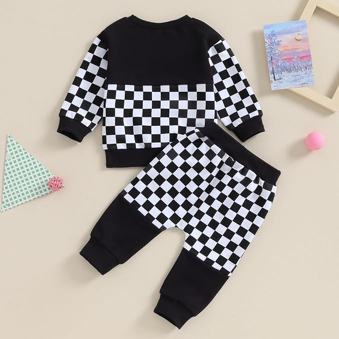 Fernvia Toddler Baby Girl Clothes 3 6 9 12 18 24 Months Fall Outfits Solid Long - Image 3