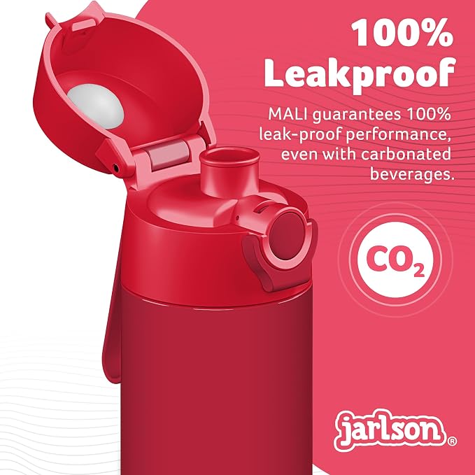 Jarlson® Mali Children's Water Bottle, Thermal Stainless Steel Water Bottle - Image 4