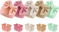 BQUBO Newborn Baby Girls Hats Mittens Set Hospital Hat Beanie Infant Bow Hats by DRESHOW