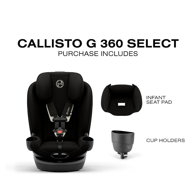 Callisto G 360 Select Rotating All-in-One Convertible Car Seat - Image 8